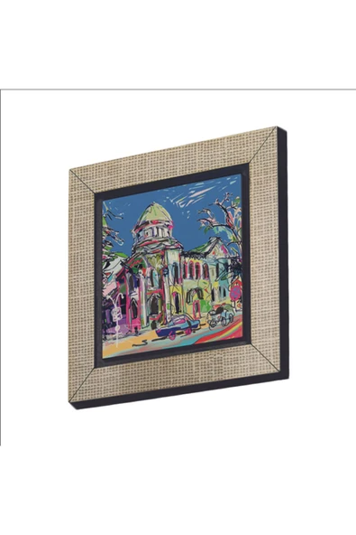Ukrayna Görseli Baskılı MDF Magnet 7X7