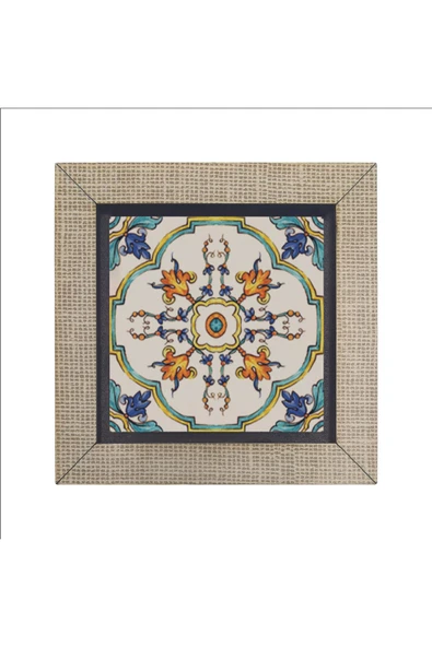 İtalyan Deseni Baskılı MDF Magnet 7X7 - 4