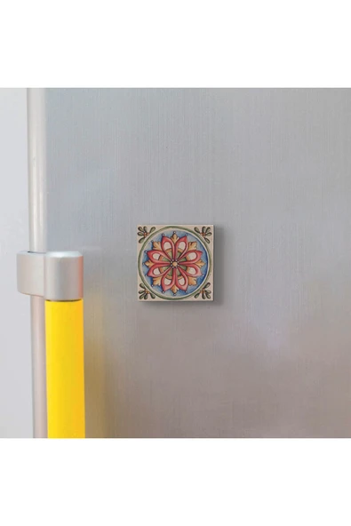İtalyan Deseni Baskılı Taş Magnet 5X5 - 3