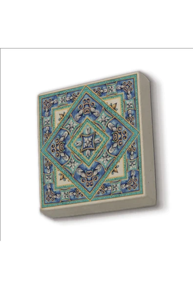 İtalyan Deseni Baskılı Taş Magnet 5X5