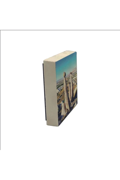 Kapadokya Baskılı Taş Magnet 5X5 - Resim 4