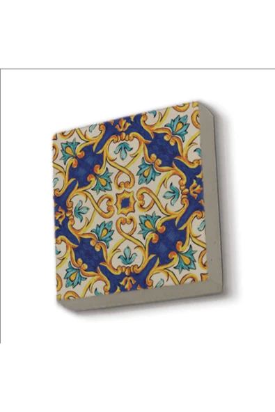 İtalyan Deseni Baskılı Taş Magnet 5X5