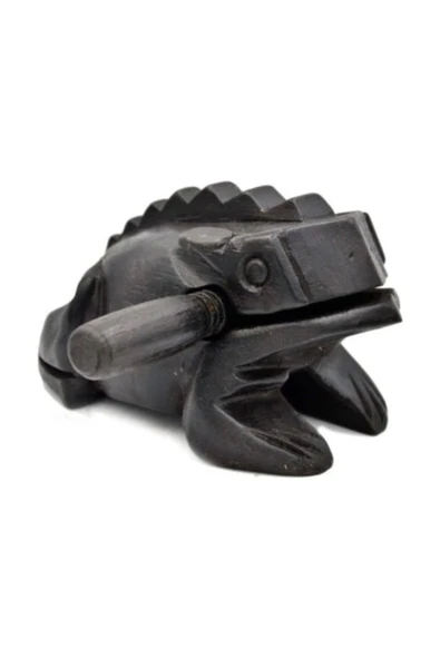 Ses Çıkaran Tayland Şans Kurbağası Kahve Renk 6 cm - 4
