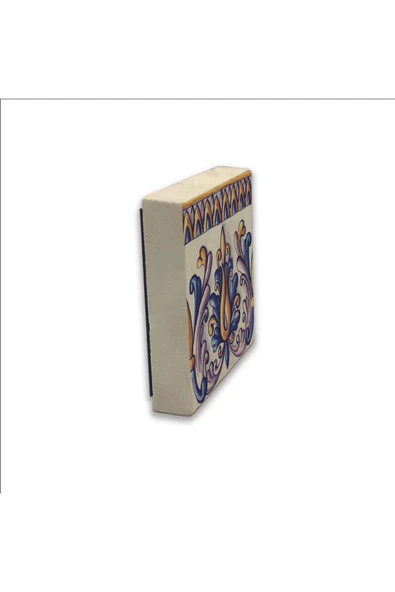 İtalyan Deseni Baskılı Taş Magnet 5X5 - 4