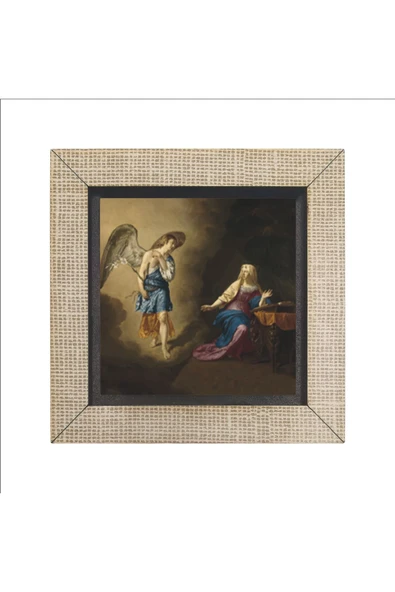 Meryem’e Müjde Adriaen Van De Velde, 1667 Baskılı Mdf Magnetkrg-103buzdolabı Süsü - 4