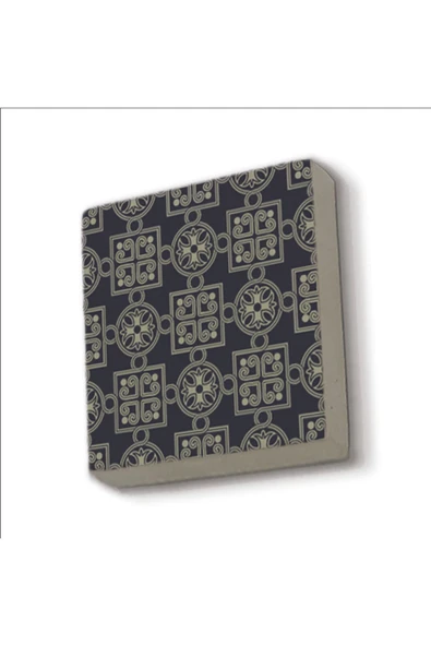 Bizans Deseni Baskılı Taş Magnet 5X5