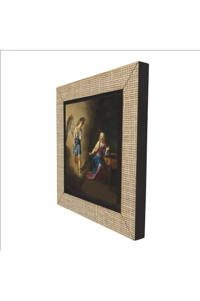 Meryem’e Müjde Adriaen Van De Velde, 1667 Baskılı Mdf Magnetkrg-103buzdolabı Süsü - 5