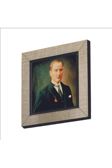 Mustafa Kemal Atatürk Baskılı MDF Magnet 7X7