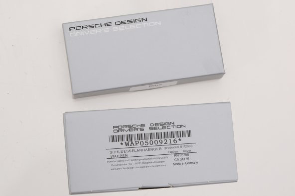 PORSCHE DERİ ANAHTARLIK MAVİ - 2