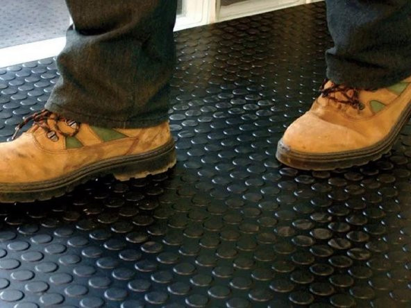 Yalıtkan Paspas İzole Halı 5Mm 40 Kw Siyah Renkli 2 Metre - 7