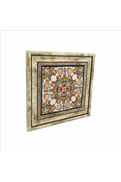 İtalyan Deseni Baskılı Taş Tablo 25X25