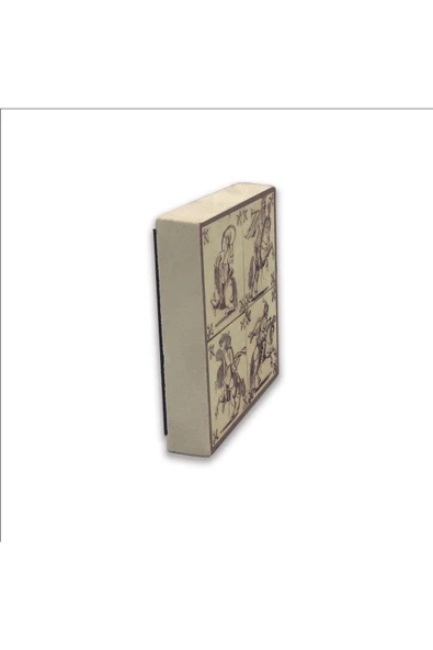 Hollanda Deseni Baskılı Taş Magnet 5X5 - 4