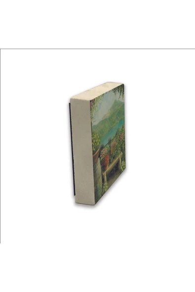 İtalya Görseli Baskılı Taş Magnet 5X5 - 4
