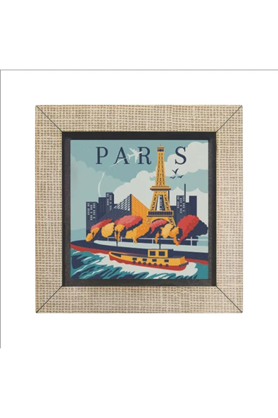 Paris Baskılı Mdf Magnet - 4
