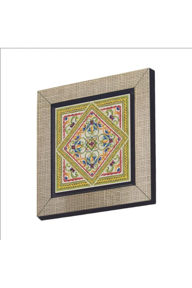 İtalyan Deseni Baskılı MDF Magnet 7X7