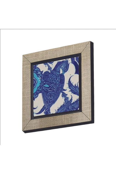 Osmanlı Sülünlü Çini-Topkapı Sarayı Baskılı MDF Magnet 7X7