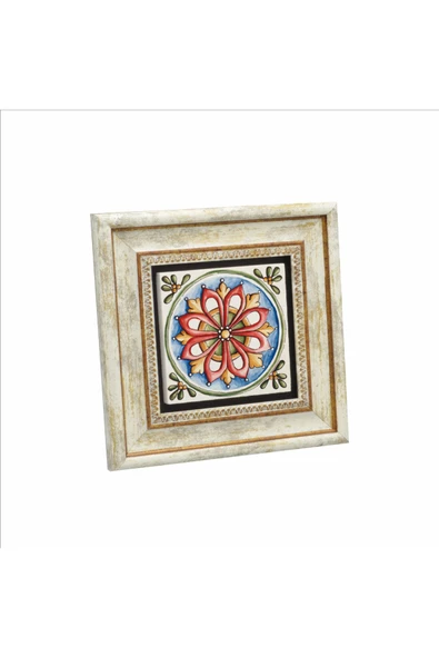 İtalyan Deseni Baskılı Taş Tablo 20x20