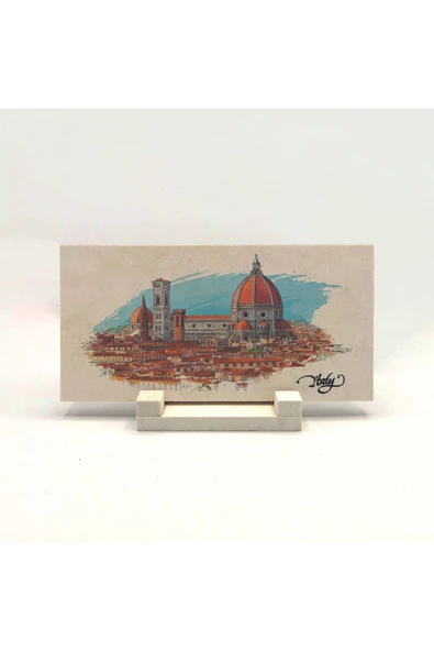 İtalya Baskılı Taş Masaüstlük 10X20
