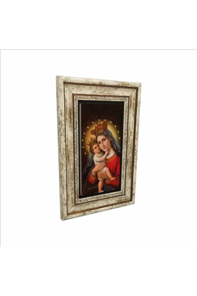 Meryem ve İsa Baskılı Taş Tablo 20x30