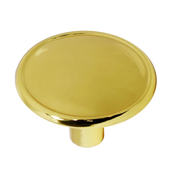 Düğme Kulp Daire Çekmece Dolap Dolabı Kapak Kulpu Kulpları Kulbu Metal Gold (4 ADET) Mobilya Mutfak - 4