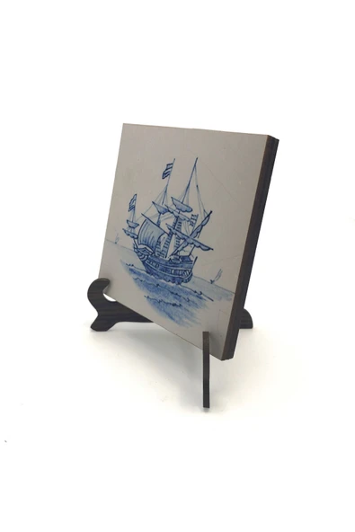 Hollanda Deseni Baskılı MDF Masaüstlük 10X10 - 1