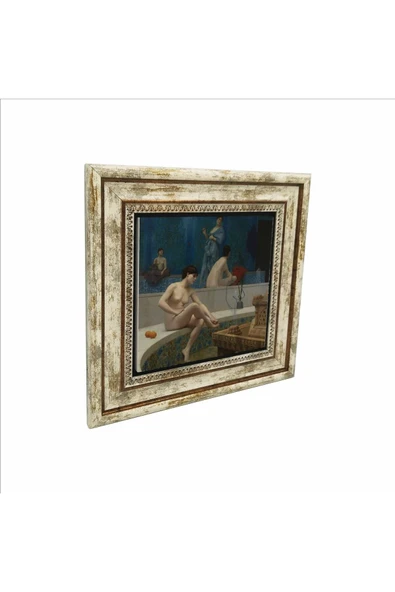 Hamam Baskılı Taş Tablo 25X25