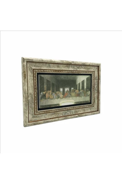 Son Akşam Yemeği (Leonardo da Vinci, 149’lar) Baskılı Taş Tablo 20x30 - 1