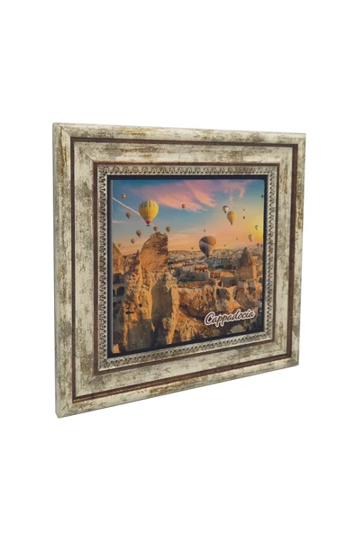 Kapadokya Baskılı Taş Tablo 25X25