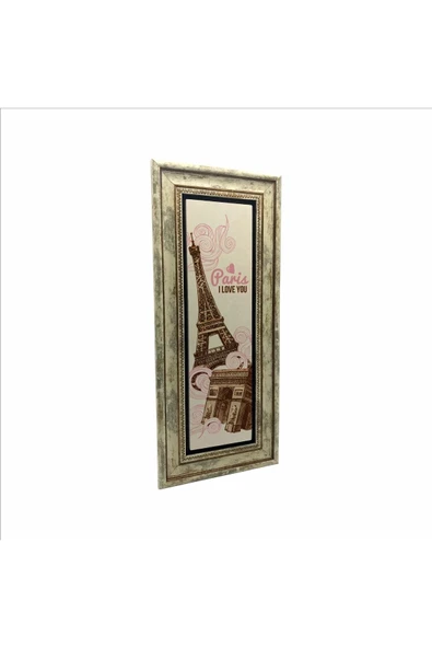 Paris Baskılı Taş Tablo 20x46