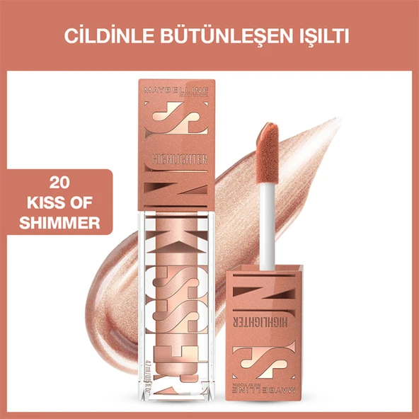 Maybelline New York Sunkisser Likit Aydınlatıcı Highlighter - 20 Kiss of Shimmer