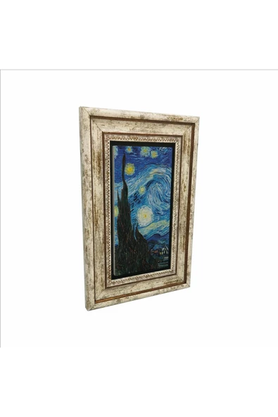 Yıldızlı Gece -Van Gogh Baskılı Taş Tablo 20x30