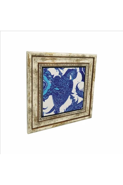 Osmanlı Sülünlü Çini-Topkapı Sarayı Baskılı Taş Tablo 25X25