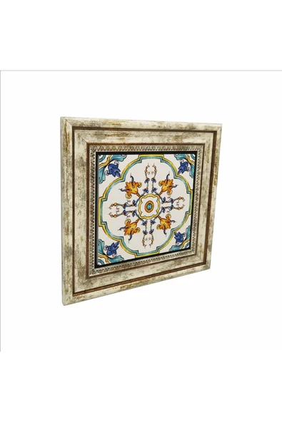 İtalyan Deseni Baskılı Taş Tablo 25X25