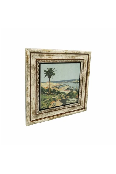 İtalya Görseli Baskılı Taş Tablo 25X25