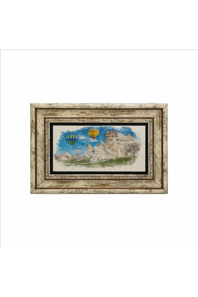 Kapadokya Baskılı Taş Tablo 20x30 - 3