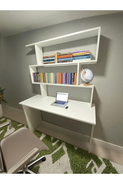 Kitaplıklı Çalışma Masası, Çalışma Masası, Çocuk Çalışma Masası, Bilgisayar Masası, Ofis Masası ,Masa - 5