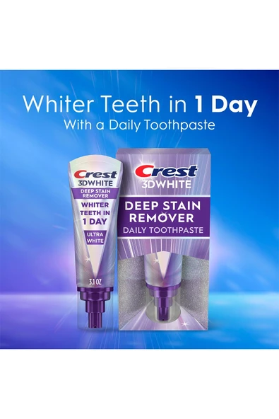 Crest 3DWhite Brilliance Deep Stain Remover Ultra White Diş Macunu 87GR - 6