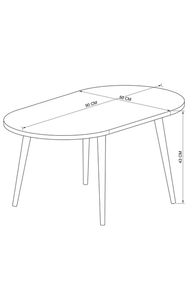 woodaria  Zigon Ve Orta Sehpa Seti, Salon Seti, Sehpa Seti, Oturma Odası Set Oval - 6