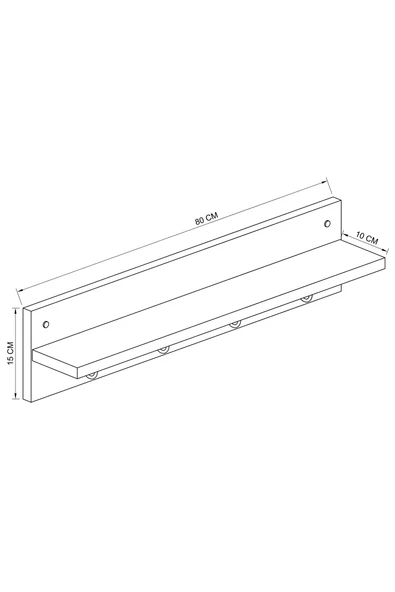 Modern Duvar Askılık | Hol Askılık | Duvar Askılık | Portmanto | Vestiyer 80 cm - 10