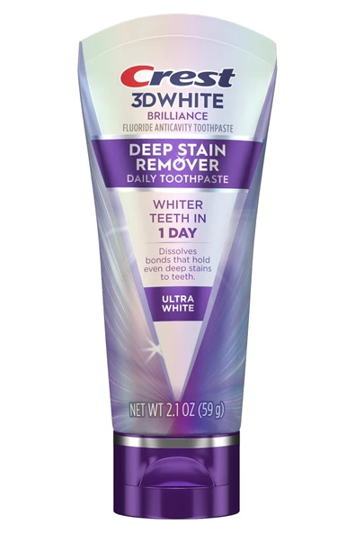 Crest 3DWhite Brilliance Deep Stain Remover Ultra White Diş Macunu 59GR - 2