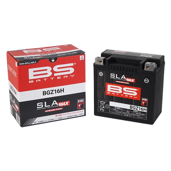 BS Battery BGZ16H SLA MAX Motosiklet Aküsü 300931 - 2
