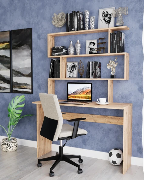 Kitaplıklı Çalışma Masası, Çalışma Masası, Çocuk Çalışma Masası, Bilgisayar Masası, Ofis Masası ,Masa - 9