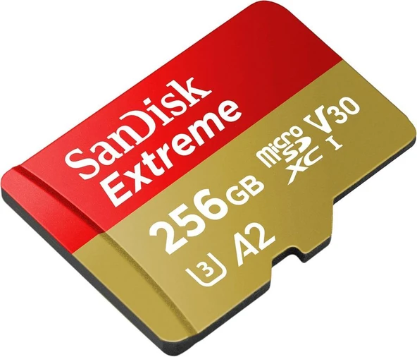 SanDisk Extreme microSD UHS I Card 256GB for 4K Video on Smartphones, Action Cams & Drones 190MB/s Read, 130MB/s Write - Outlet - 2