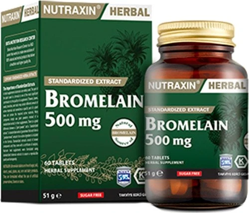 Nutraxin Bromelain 60 Kapsül