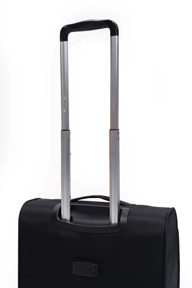 Elatae Macbook Air - Macbook Pro 15.6&16 İnç Uyumlu Laptop Bölmeli Kabin Boy Pilot Valiz Siyah PLTVLZ910 - Resim 5