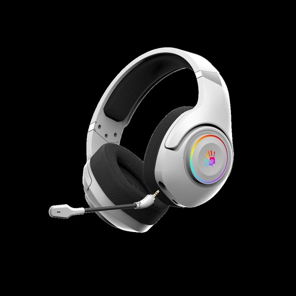 A4Tech Bloody GR270 Kablosuz RGB 7.1 Surround Beyaz Gaming Kulaklık - 2