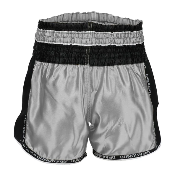 DragonDo MT3075 Retro NEO Muaythai Şortu Gri Kick Boks Şortu - 4