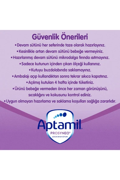 Aptamil Prosyneo 3 Çocuk Devam Sütü 400 G 1 Yaş + - 4