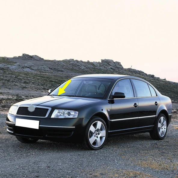 Skoda Superb 2002-2005 Ön Cam Sağ Yolcu Yön Silecek Kolu 3B1955410C