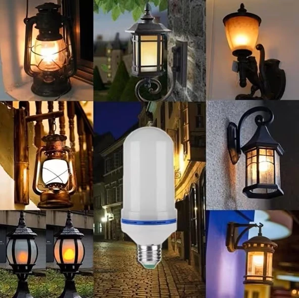 Cata CT-4059 5W Alev efekt Ampul (E27 duy) Amber Renk Led Işık dekoratif aydınlatma - 2